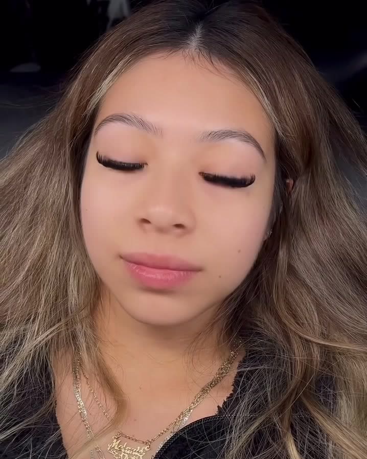 Soft set shown with eyes closed